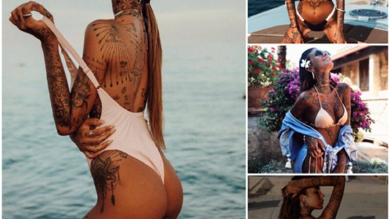 Giada Longo, the tattooed model defying society’s standards of beauty…