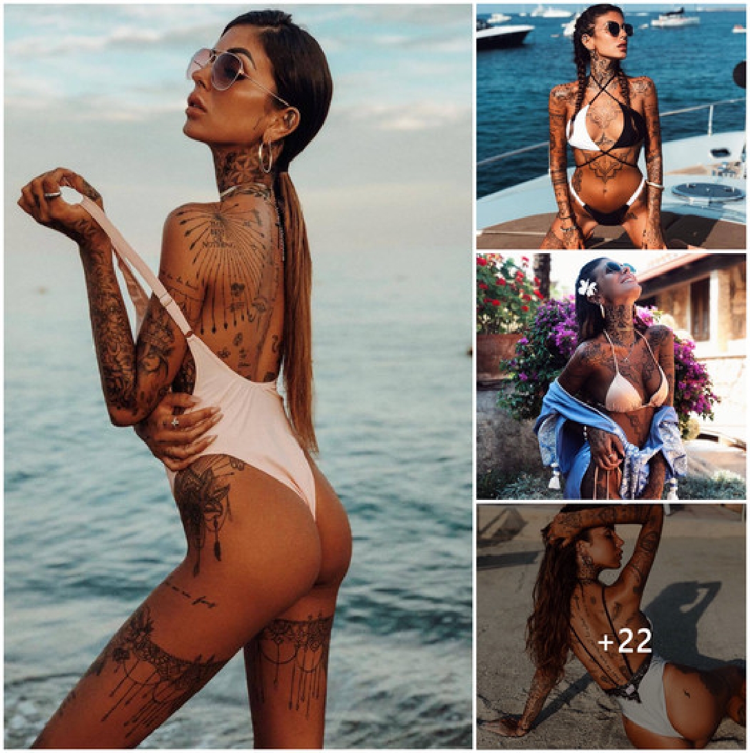 Giada Longo, the tattooed model defying society’s standards of beauty…