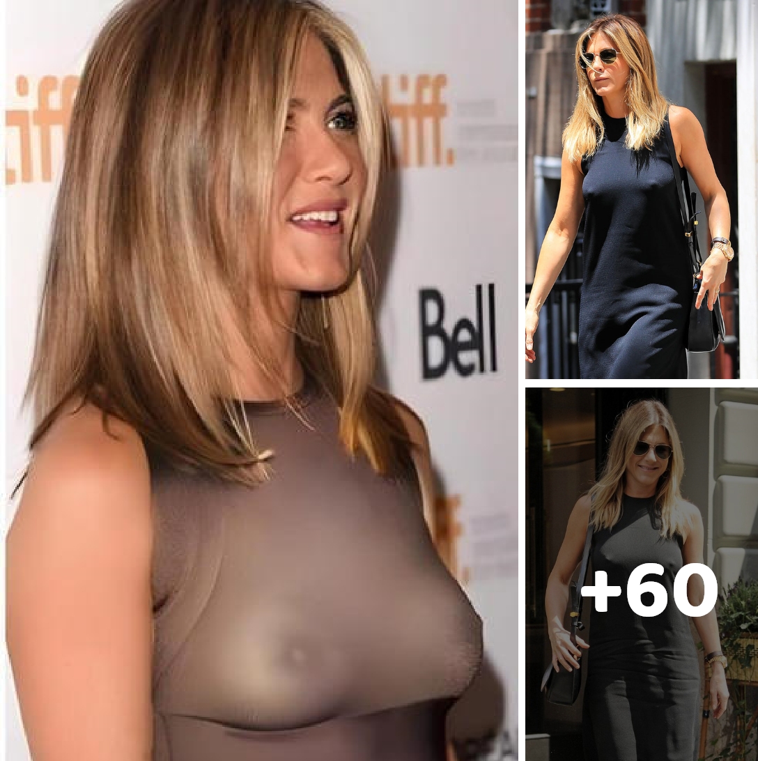 Jennifer Aniston skips wearing a bra as she steps out in New York…