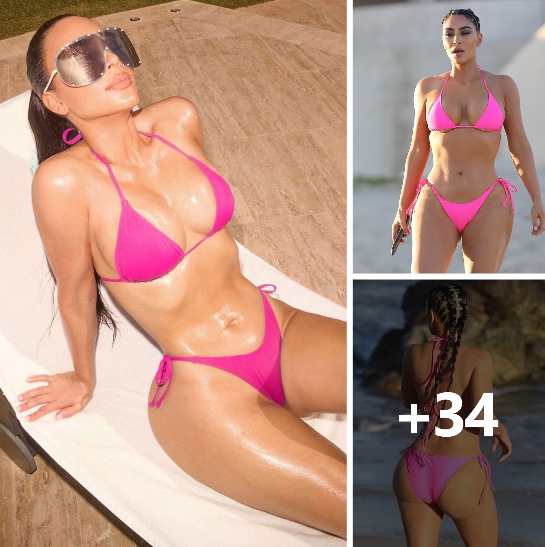 Kim Kardashian Bikini Photos Taken At Bali Beach