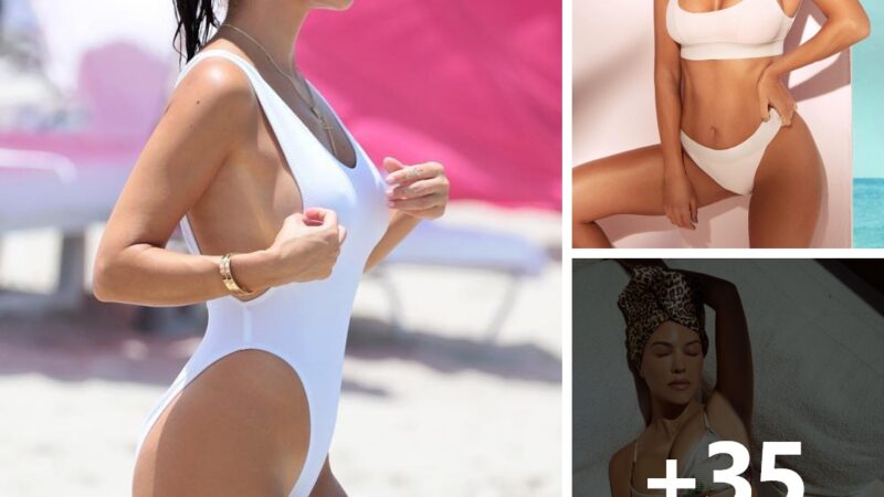 Kourtney Kardashian Wears A Fendi Bikini In Bali
