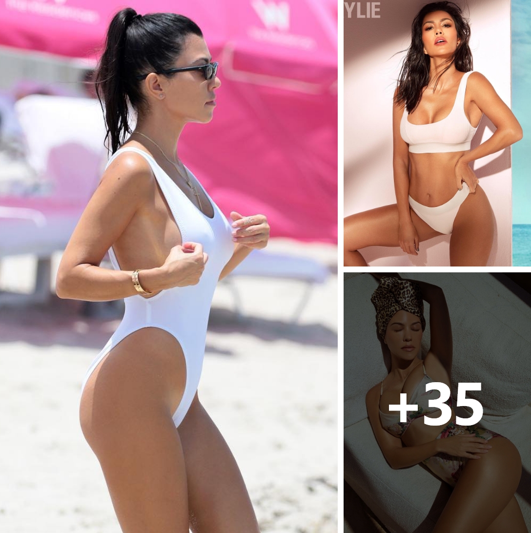 Kourtney Kardashian Wears A Fendi Bikini In Bali