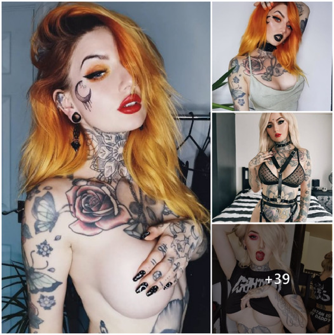 Luna Lou, The Inked Model Who Isn’T Afraid To Accept Her Uniqueness And Inspire Others, is featured in Beauty Unleashed…