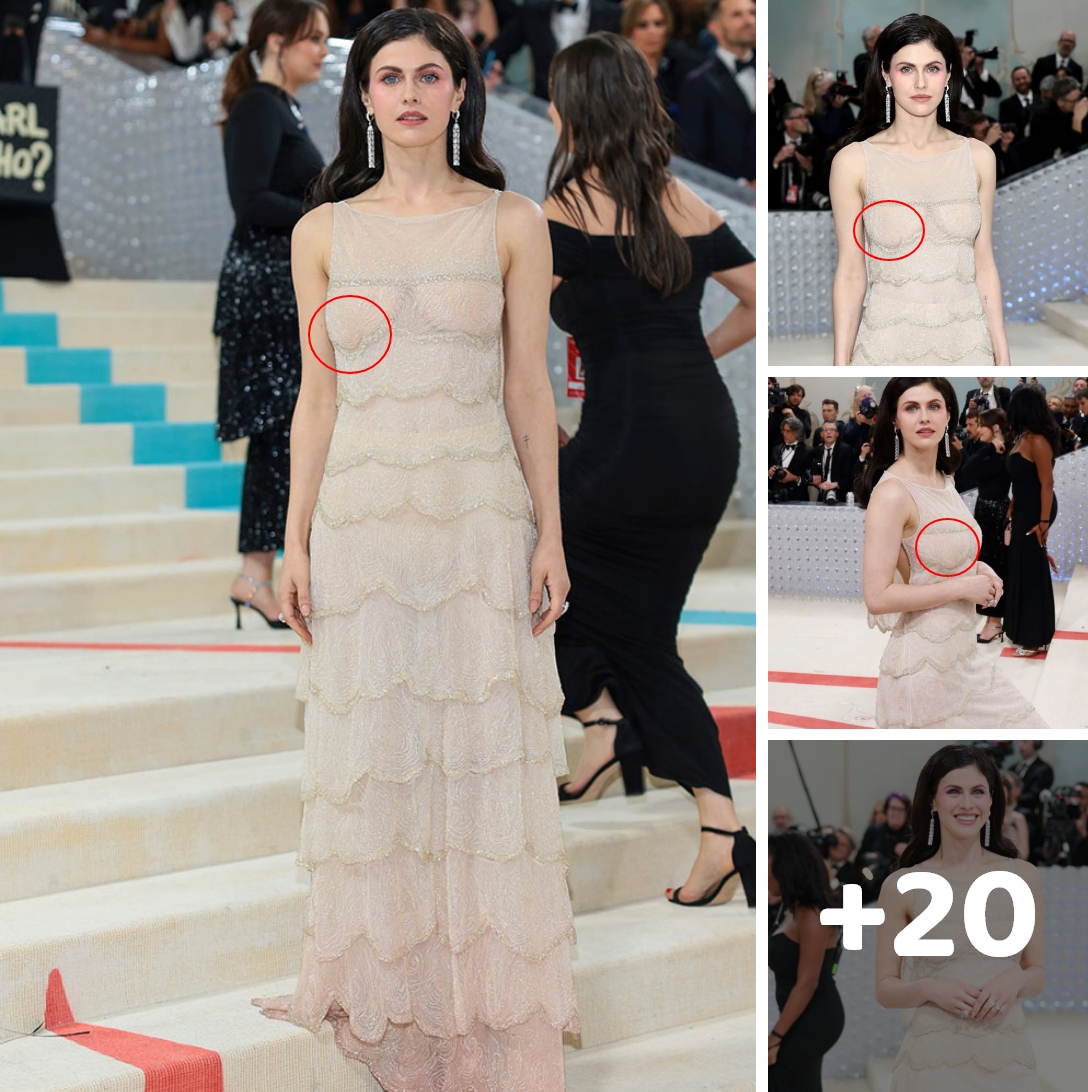 Alexandra Daddario turns heads in Dior Couture at the Met Gala 2023…