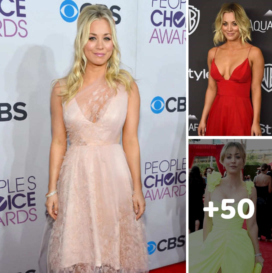 Kaley Cuoco’s Hottest Red Carpet Looks….