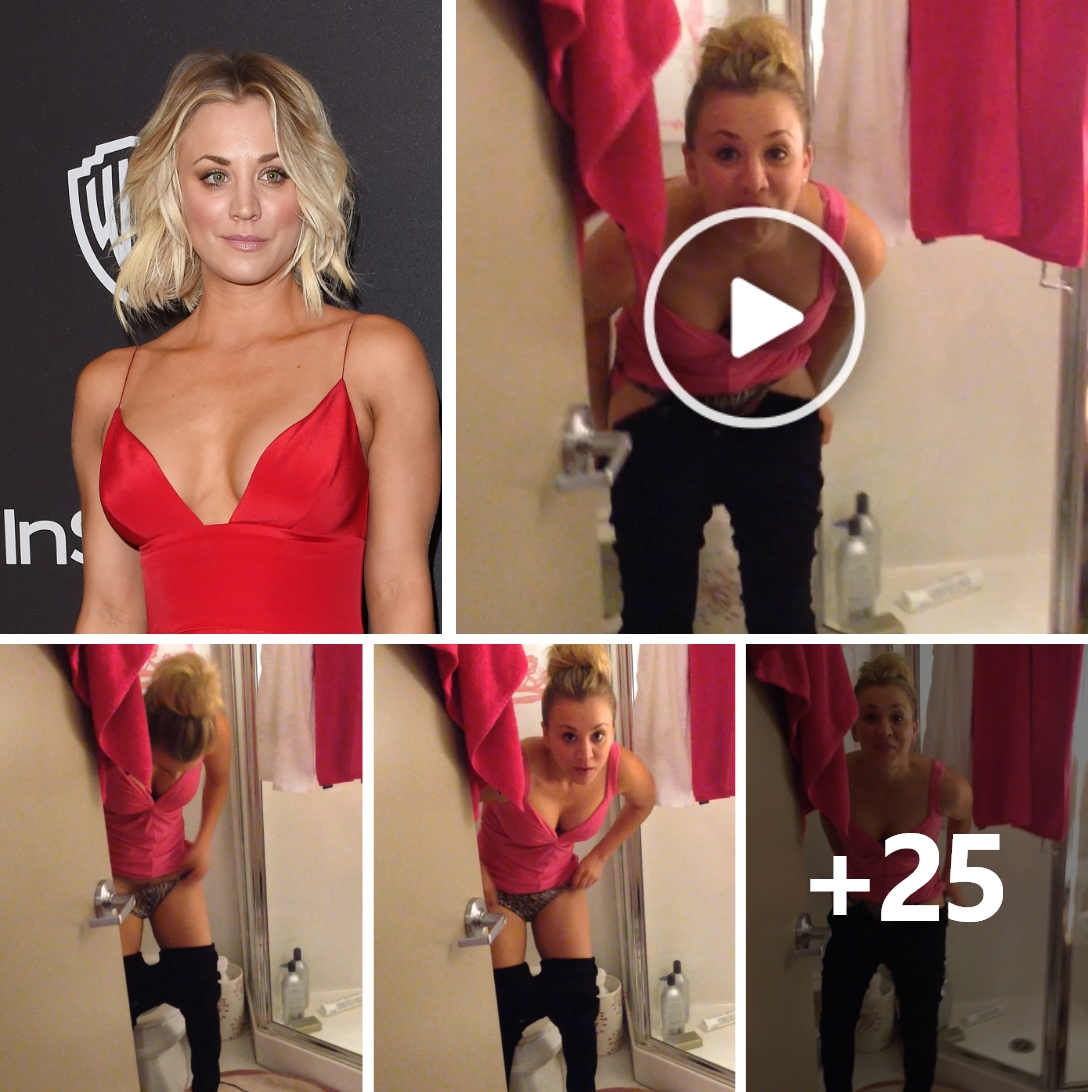 kaley cuoco’s sexy photos and private video viral