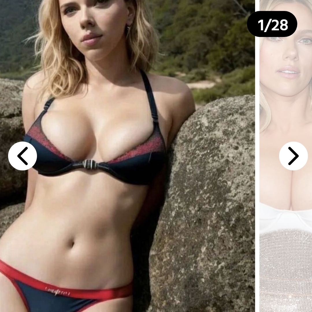 Scarlett Johansson show off her bikini looks