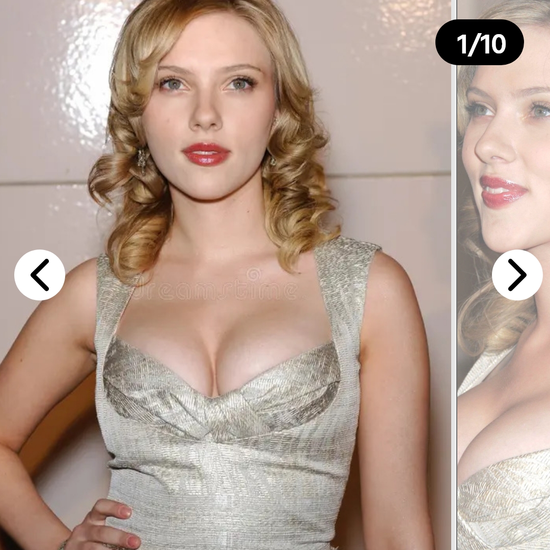 Scarlett Johansson looks red hot in this picture