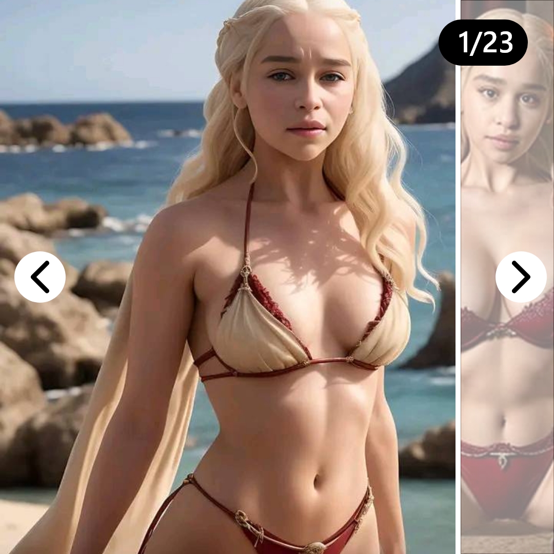 Emilia Clarke sizzling hot bikini