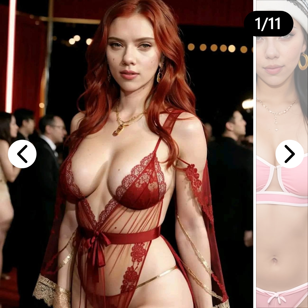 Wow Scarlett johansson sexy bikini looking like a wow