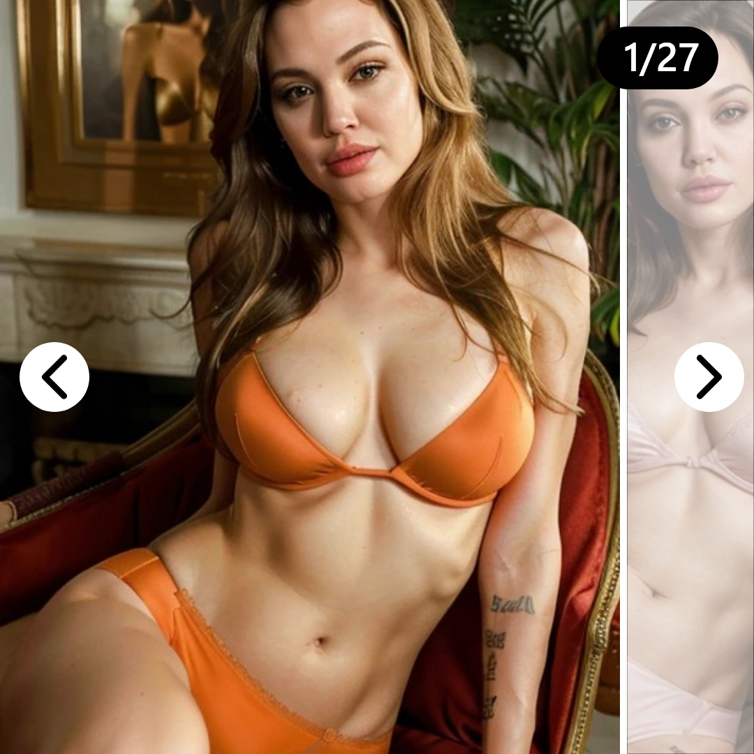 Angelina Jolie flaunted her perfect figure in bikini