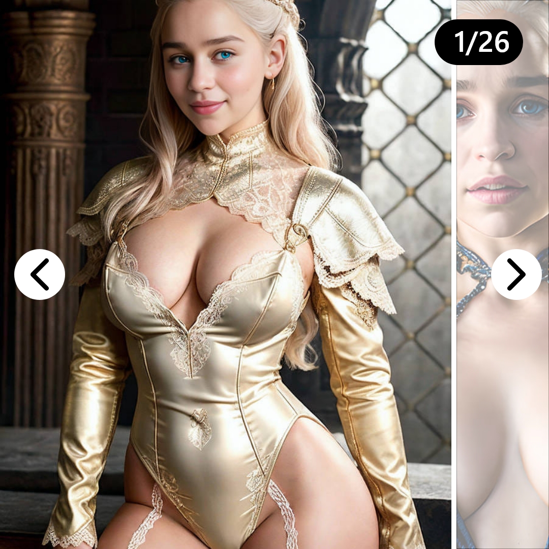 Emilia clarke very sexy and hot bikini look see all pics