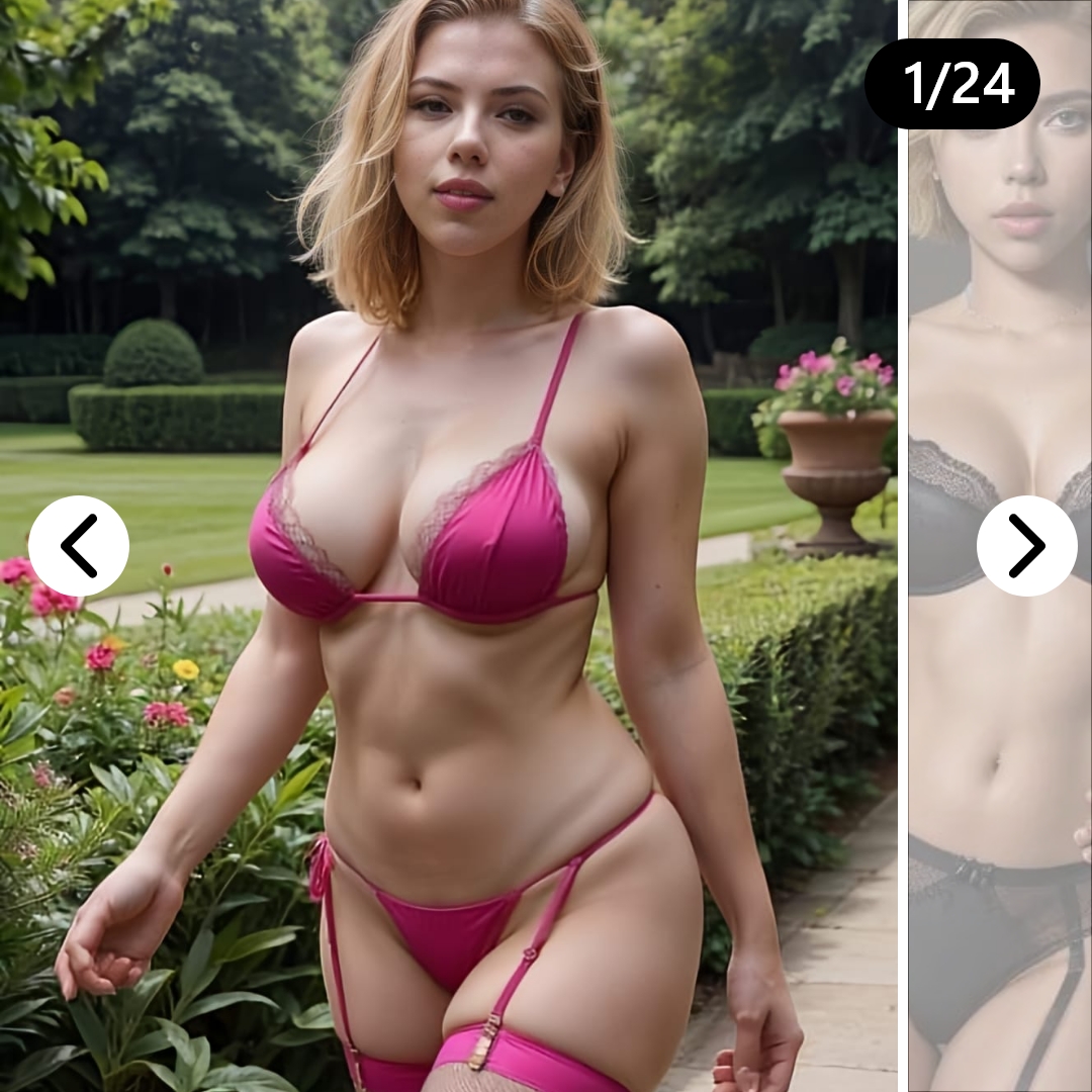 Scarlett Johansson gave wild poses in colorful bikini, fans went crazy after seeing the photos